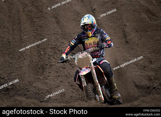 Italian Antonio Cairoli pictured in action during the motocross MXGP Grand Prix, 13th (out of 18) race of the FIM Motocross World Championship