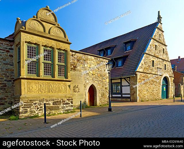 Archive house in Rinteln, Weserbergland, Lower Saxony, Germany