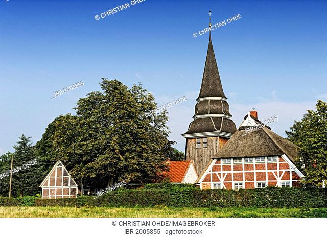 St. John's Church in Curslack, Vier- und Marschlande, Hamburg, Germany, Europe
