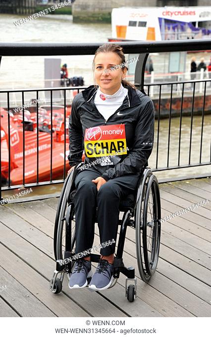 London Marathon 2017 - Elite Wheelchair Athletes - Photocall Featuring: Manuela Schar Where: London, United Kingdom When: 21 Apr 2017 Credit: WENN.com