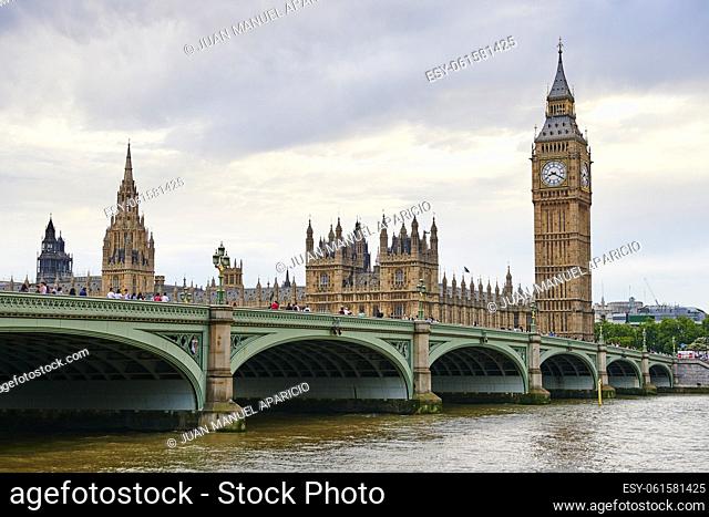 Westminster Palace and Westminster Bridge, London, United Kingdom, Europe