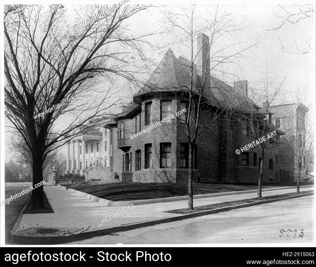 Whittemore House, Washington, D.C.- exterior showing corner, c1900. Creator: Frances Benjamin Johnston