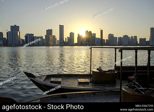 Sharjah skyline, United Arab Emirates