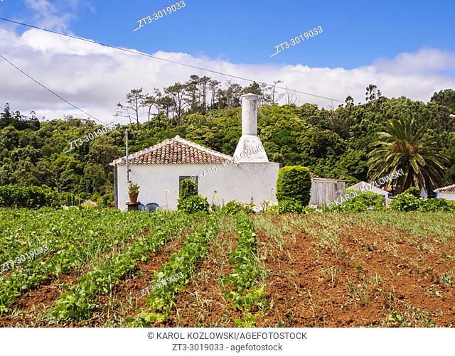 Traditional House, Santa Maria Island, Azores, Portugal