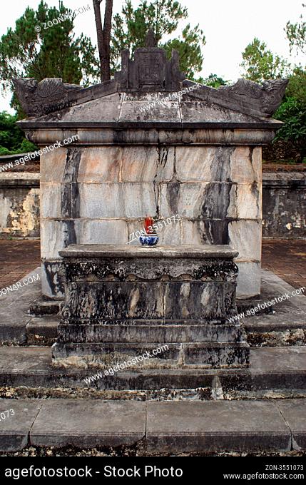 Tu Duc stone tomb near Hue, Vietnam