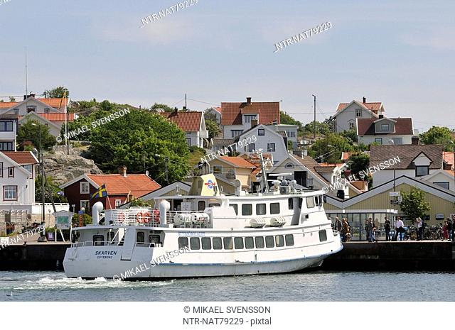 A ferryboat, Dunso, Gothenburg archipelago, Sweden