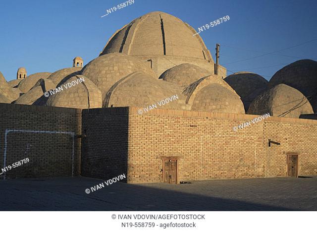 Domes of Taq-i-Zaragon (Jewellers' Bazaar), (XVIth cent.), Bukhara, Uzbekistan