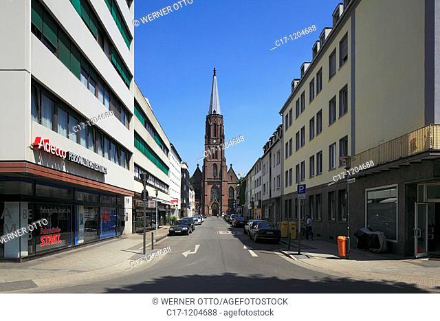 Germany, Krefeld, Rhine, Lower Rhine, North Rhine-Westphalia, parish church Saint Stephan, catholic church
