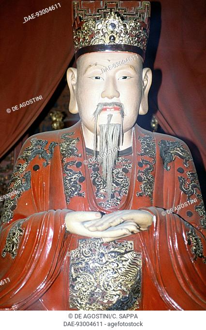 Statue of a mandarin, Van Mieu (Temple of Literature), built in honour of Confucius by Emperor Le Thanh Tong, Vietnam, 11th century