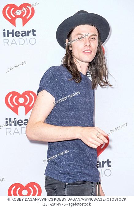 Singer James Bay attends the 2015 iHeartRadio Music Festival at MGM Grand Garden Arena in Las Vegas, Nevada