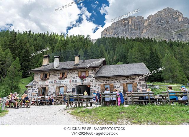 Venegia valley, Paneveggio-Pale of San Martino natural park, Trento province, Trentino Alto Adige, Italy, Europe