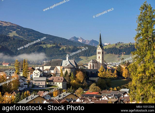 View of Radstadt, Pongau, Salzburg State, Austria, October 2019