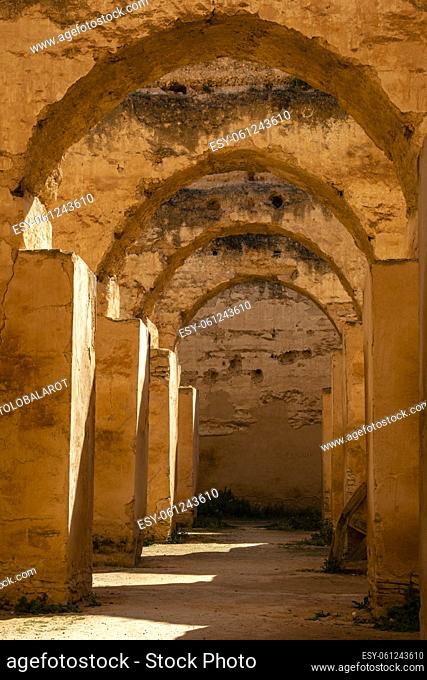 Royal Stables, Heri es-Souani, Meknes, Morocco, Africa