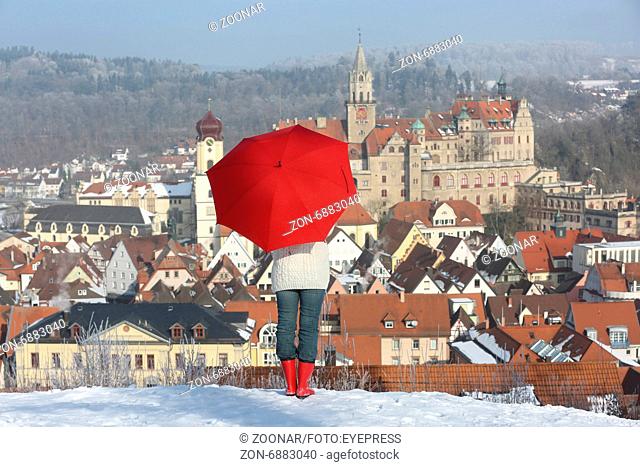 Castle Sigmaringen, Red Umbrella 3