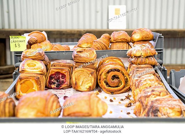 Pastries for sale in Carriageworks Market