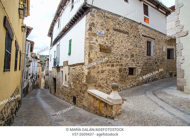 Street. Pastrana, Guadalajara province, Castilla La Mancha, Spain
