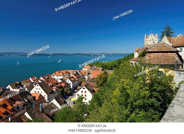 Baden-Wurttemberg, Lake of Constance, Germany, Meersburg, old castle, castle, building, building, construction, architecture, architecture, castle, castles