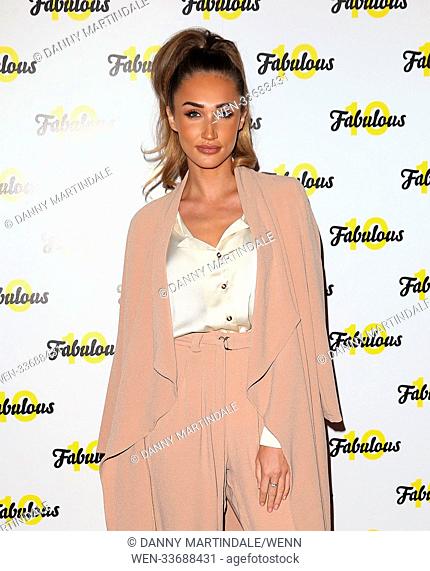 'Fabulous' 10th anniversary party at The Curtain Featuring: Megan KcKenna Where: London, United Kingdom When: 06 Feb 2018 Credit: Danny Martindale/WENN