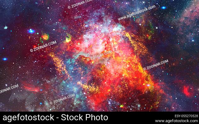 Cosmic art, science fiction wallpaper. Beauty of deep space. Elements of this image furnished by NASA