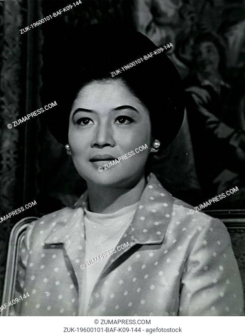 Dec. 09, 1969 - Imelda Marcos, wife of Philippine President Ferdinand Marcos (1966-69) (Credit Image: © Keystone Pictures USA/ZUMAPRESS.com)