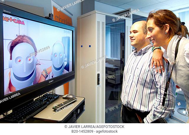 Mi+Cara project, facial recognition system which features a mask on users' faces, Internet of Things lab, Tecnalia Research & Innovation, Zamudio, Bizkaia