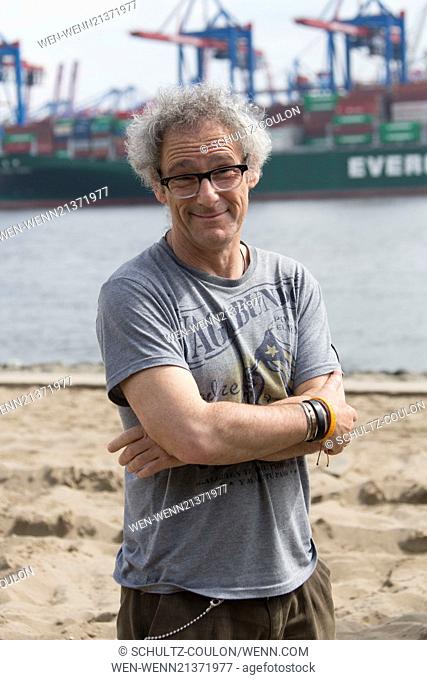 On the set of the TV movie Liebling des Himmels in Othmarschen Featuring: Dani Levy Where: Hamburg, Germany When: 19 May 2014 Credit: Schultz-Coulon/WENN