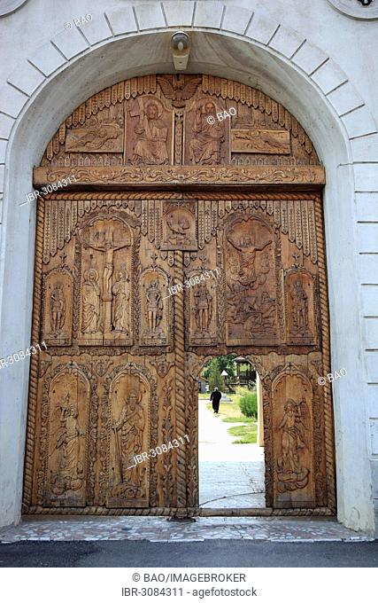 Portal of Cocos Monastery, Cocos, Tulcea, Dobrudscha, Romania