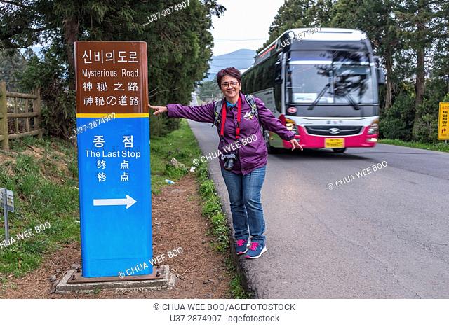 Jeju mysterious road, Korea