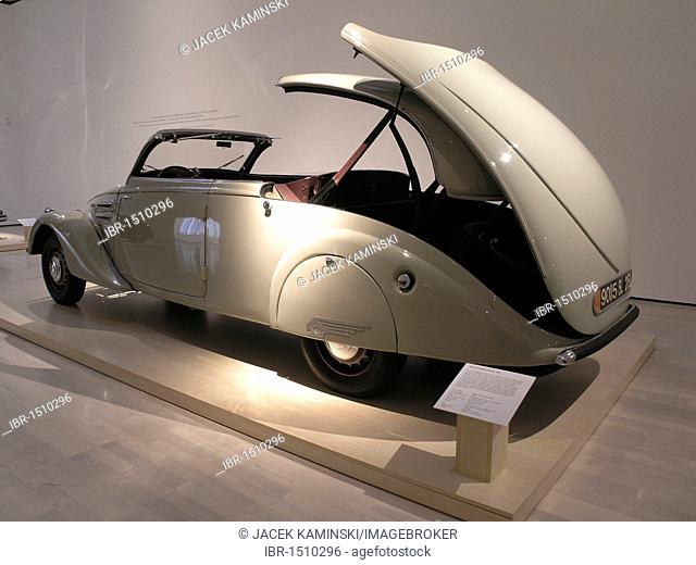 Peugeot 402 Eclipse, Mitomacchina exhibition, Museum of Modern Art, MART, Rovereto, Italy, Europe