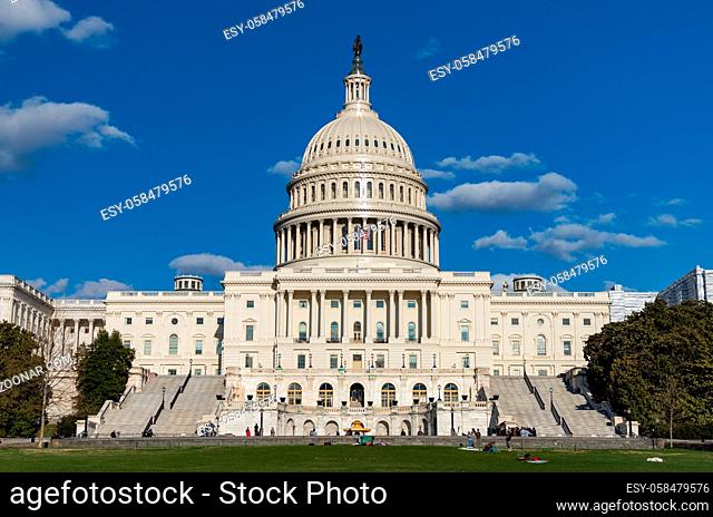 A picture of the United States Capitol