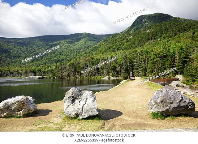 Mount Blue from Beaver Pond in Kinsman Notch of the White Mountains, New Hampshire USA during the summer months
