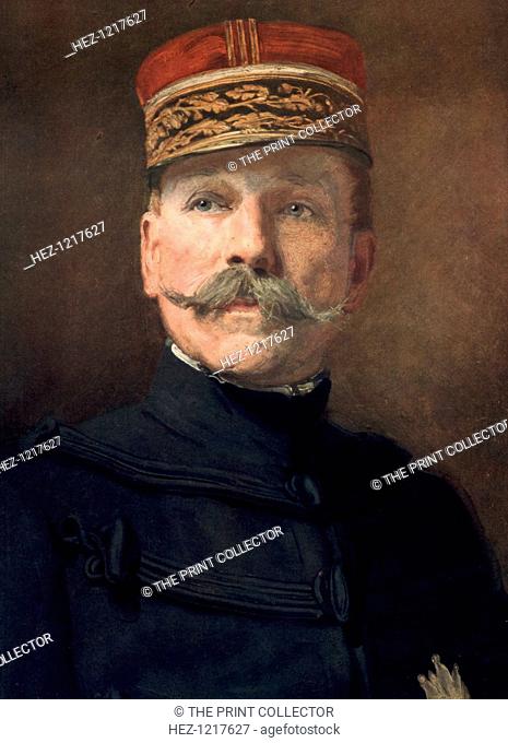 Auguste Dubail, French First World War general, (1926). Dubail (1851-1934) was commander of the French 1st Army at the beginning of the war