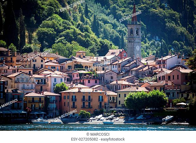 Town of Varenna in Lake Como, Italy