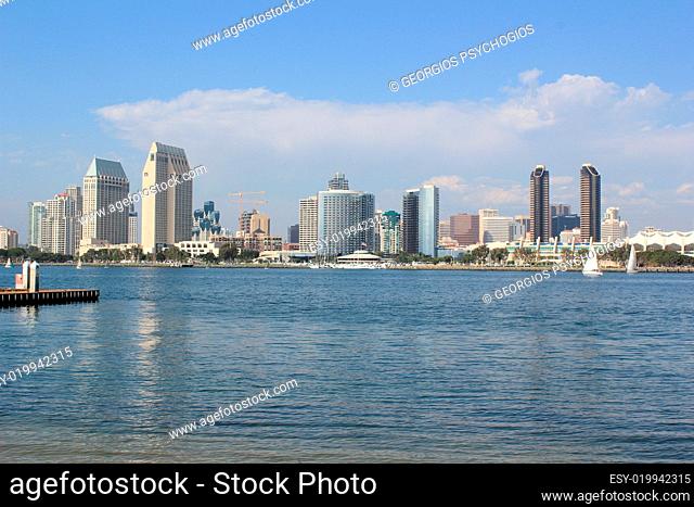 San Diego downtown-1, view from Coronado Island