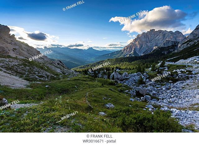 Valparola PassPasso di Valparola, Livinallongo del Col di Lana, Province of Belluno, Dolomites, Italy, Europe