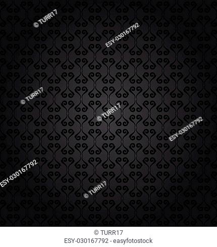 Geometric ornament. Seamless vector background. Abstract texture with black repeating elements