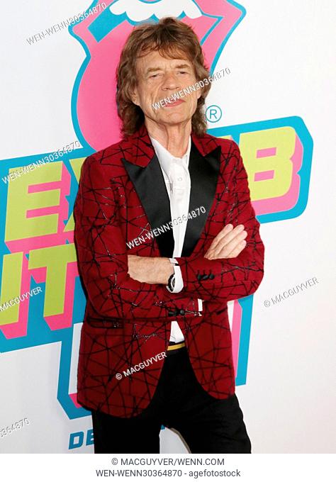 The Rolling Stones Exhibitionism opening night held at Industria Superstudio - Arrivals Featuring: Mick Jagger Where: New York City, New York