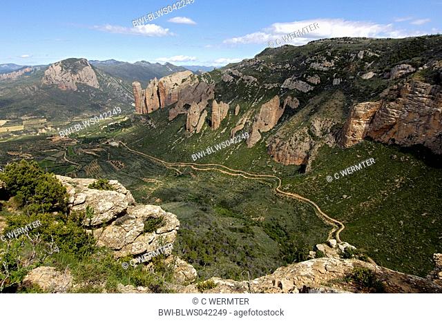 rock formation near Riglos, Spain, Pyrenaeen, Mallos de Riglos, Riglos