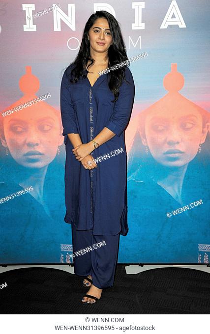 BFI India on Film 2017 - 'Baahubali' - Photocall Featuring: Anushka Shetty Where: London, United Kingdom When: 02 May 2017 Credit: WENN.com
