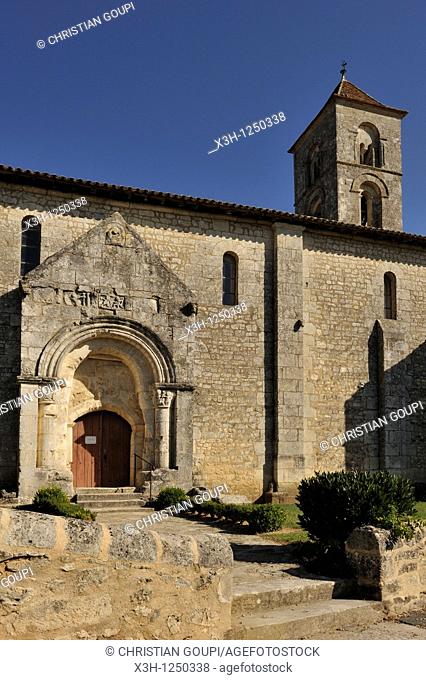 church of Saint-Georges de Montagne, Gironde department, Aquitaine region, south-western France, Europe