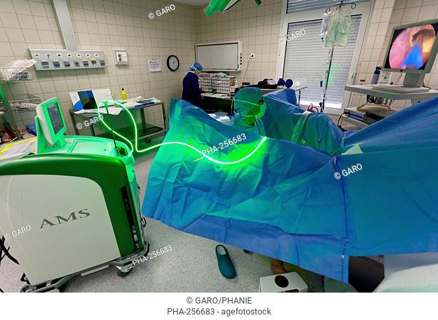 Treatment of Benign Prostatic Hyperplasia BPH by Photoselective Vaporization of the Prostate PVP using the Greenlight PV Laser System