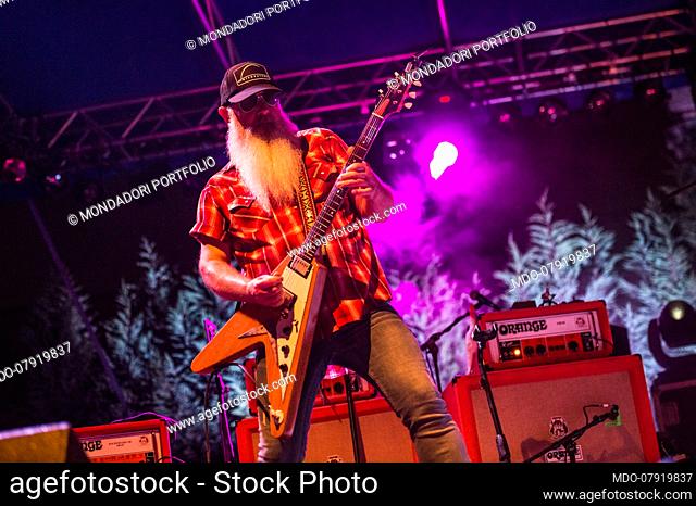American band Eagles Of Death Metal performs live on stage in Milan at Carroponte. July 6th, 2015