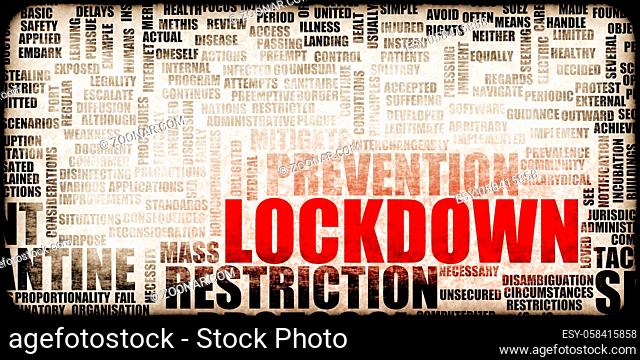Lockdown Emergency Protocol Preventive Action Health Crisis Concept