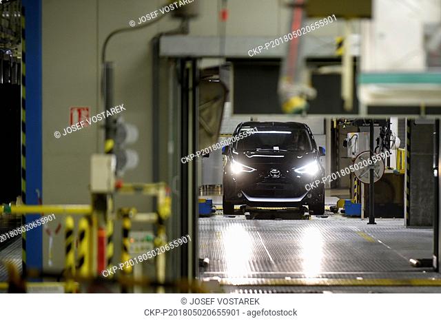 The Toyota Peugeot Citroen Automobile (TPCA) car factory in Ovcary near Kolin, Czech Republic, launched production of face-lifted automobile models Citroen C1