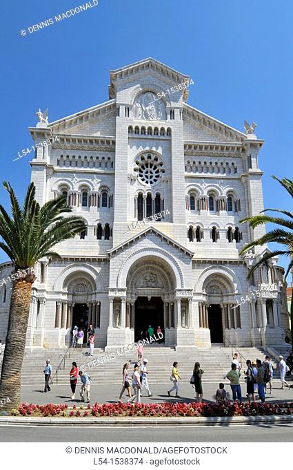 St  Nicholas Monte Carlo Cathedral Monaco Principality French Riviera Mediterranean Cote d'Azur Alps