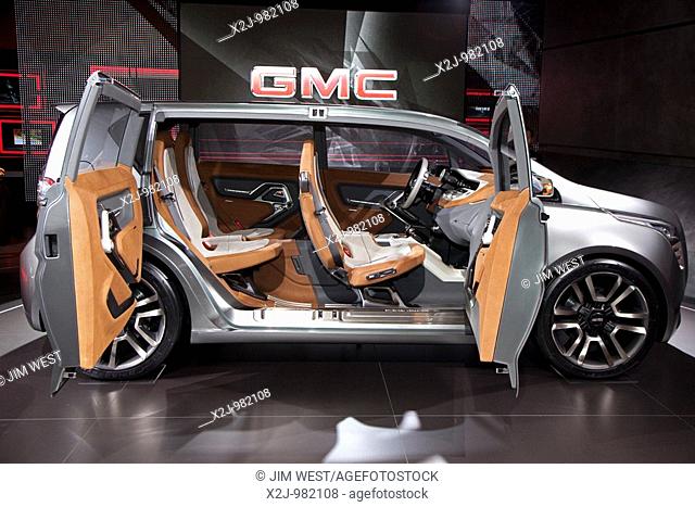 Detroit, Michigan - The GMC Granite concept car on display at the 2010 North American International Auto Show