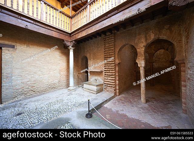 Mosque's bath Alhambra de Granada, Granada, Andalusia, Spain, Europe