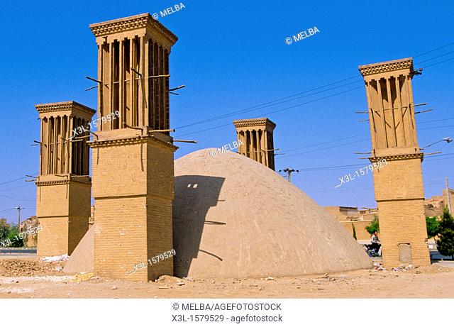 Ventilation tower  Yazd  Iran