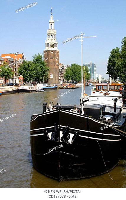 Montelbaanstoren. Amsterdam. Holland