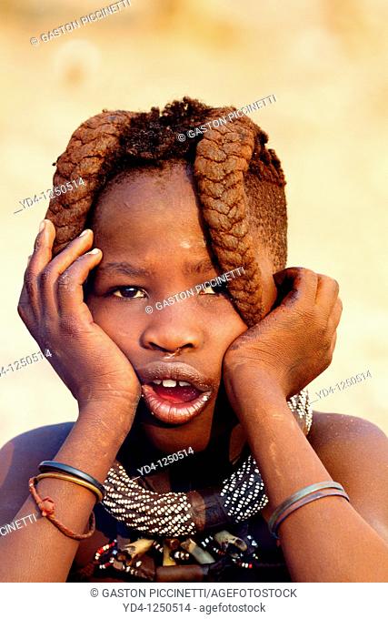 Himba boy, Kaokoland, Kunene region, Namibia